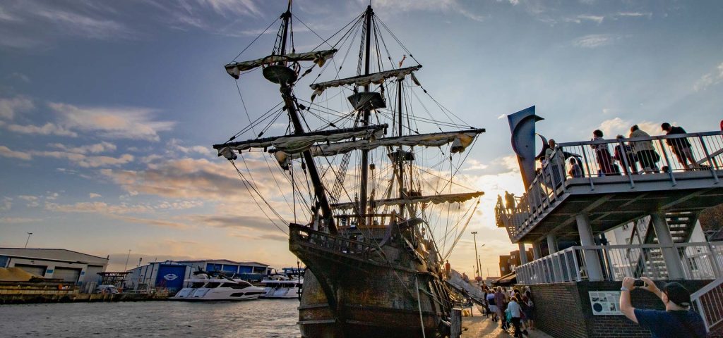 El Galeón Andalucía at Poole Quay